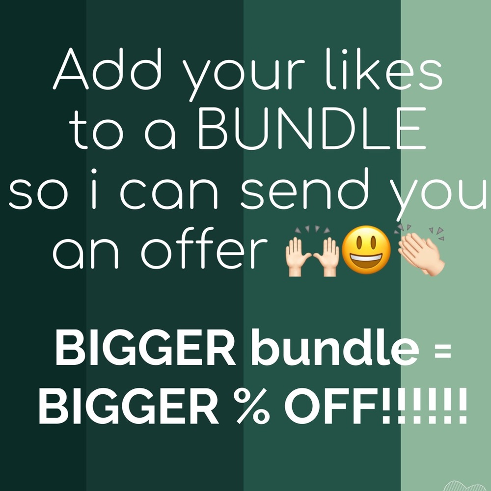 BUNDLE & SAVE!!! OR MAKE A REASONABLE OFFER!!!